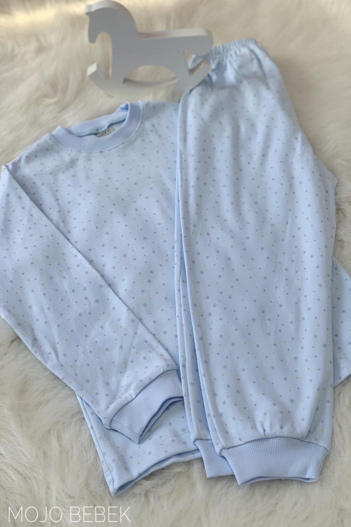 Sebi Kar Taneli Pijama Takımı 2230 Mavi