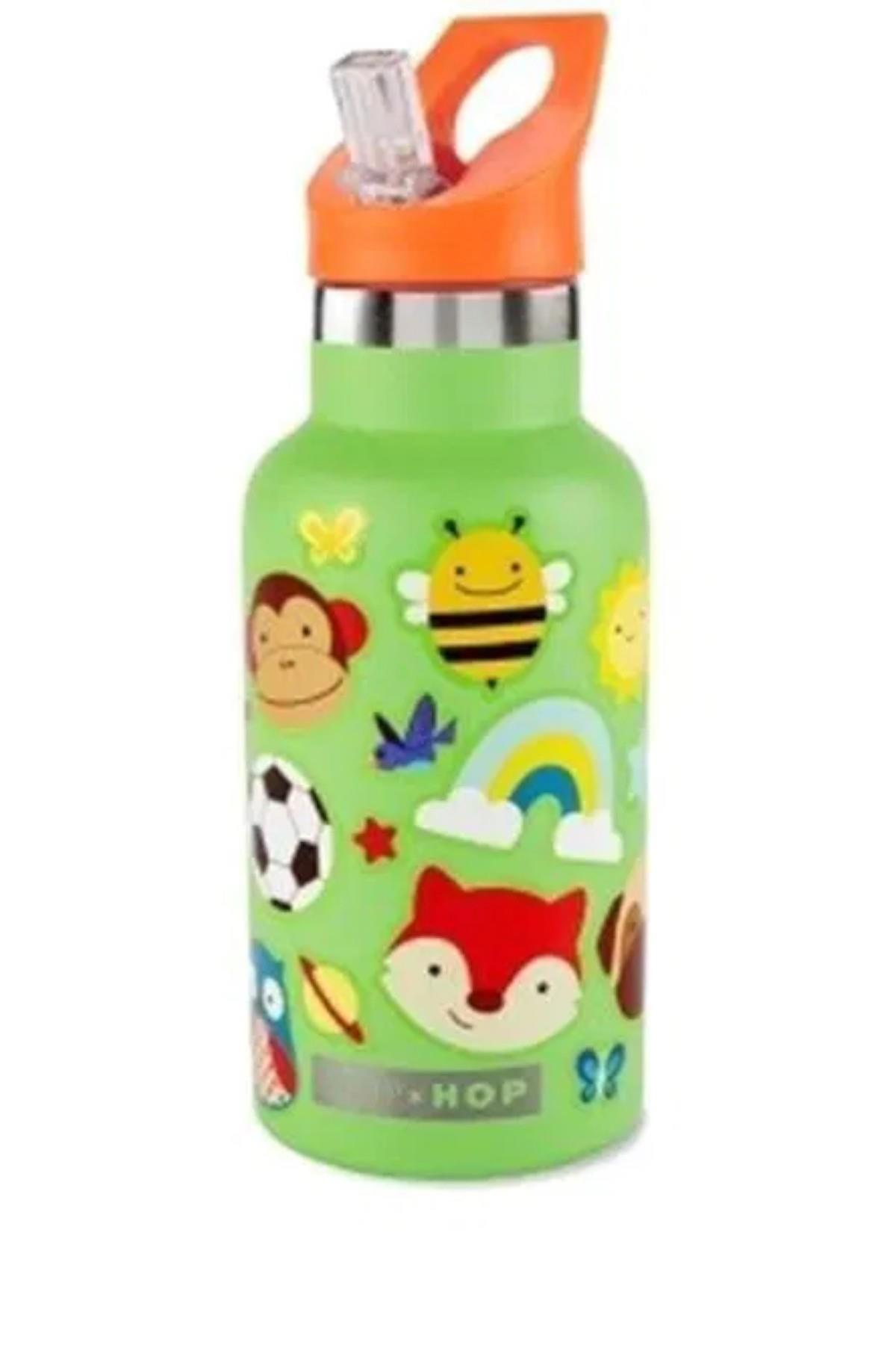 Skip Hop Erkek Çocuk Spark Style Paslanmaz Çelik Stickerlı Suluk Yeşil