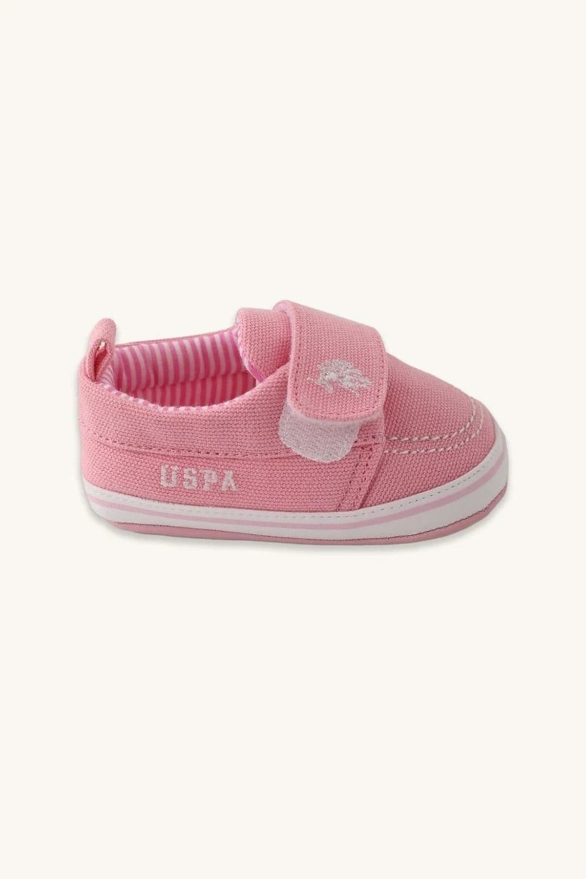 U.S. Polo Unisex 17-19 Numara Cırtlı Keten Patik Pembe