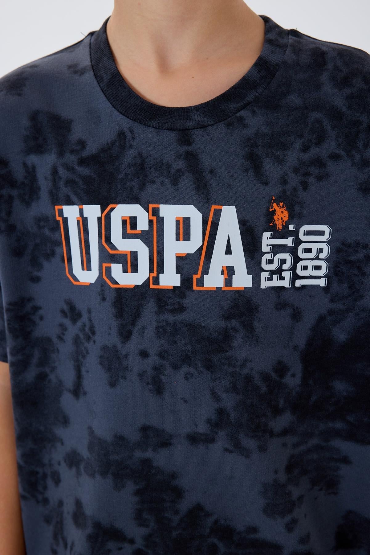 U.S. Polo Erkek Çocuk 4-15 Yaş Bermuda Şortlu İkili Takım Füme