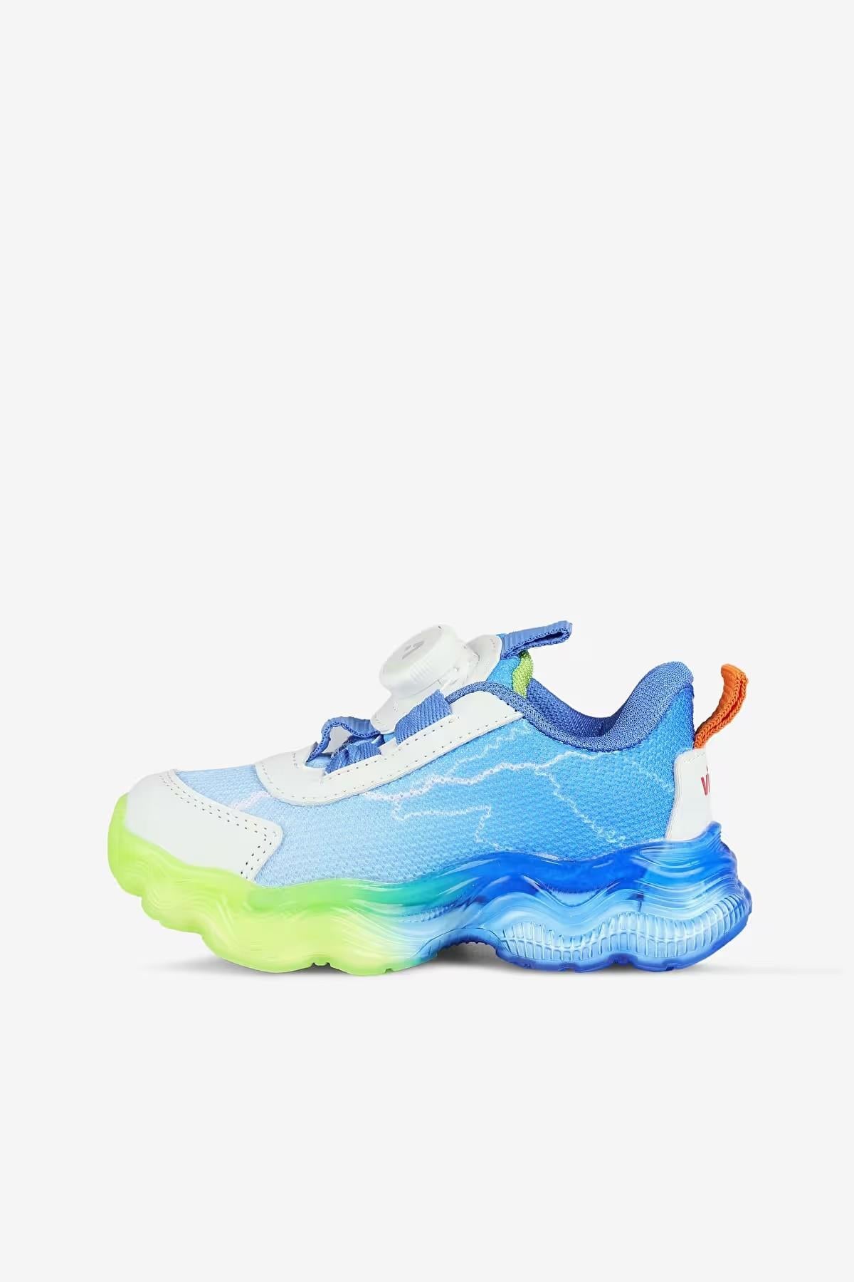 Vicco Erkek Bebek 22-25 Numara Kripton Işıklı Spor Ayakkabı Saks