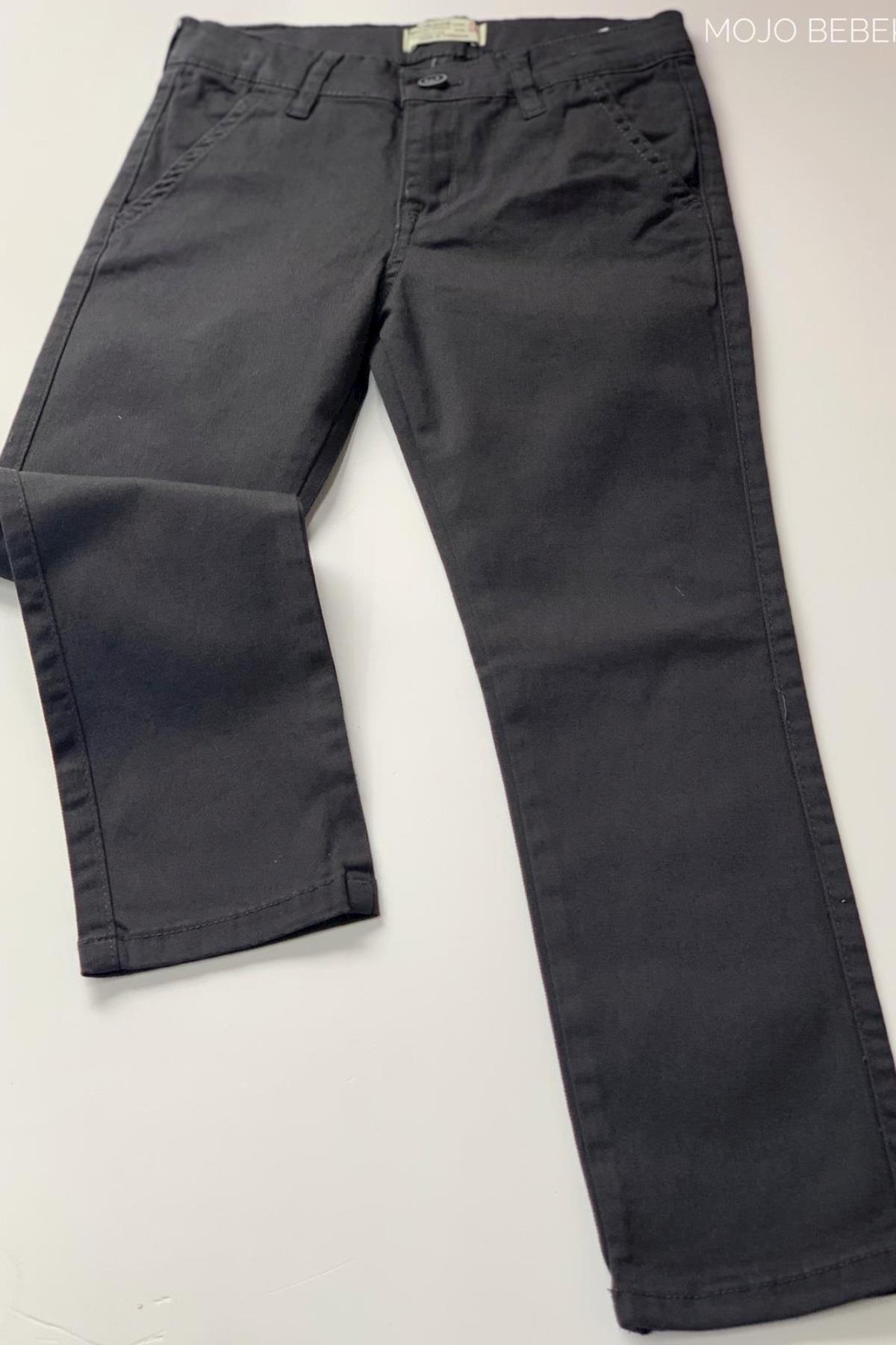 Woorage Erkek Çocuk 5-14 Yaş Kanvas Pantolon 5267 Füme
