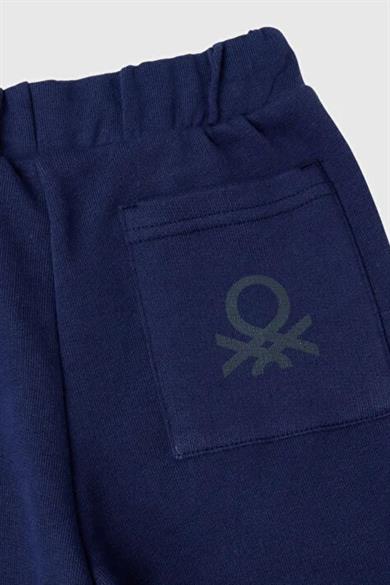 Benetton Erkek Bebek 1-6 Yaş Arka Cep Logolu Eşofman Altı Lacivert
