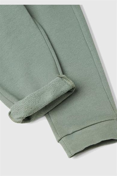 Benetton Erkek Bebek 1-6 Yaş Arka Cep Logolu Eşofman Altı Haki