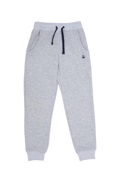 Benetton Erkek Çocuk 4-14 Yaş Cebi Logolu Eşofman Altı Gri