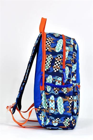 Benetton Erkek Çocuk Kaykay Baskılı Sırt Çantası 03693 Lacivert