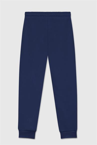 Benetton Kız Bebek 4-14  Yaş Lastikli Jogger Eşofman Altı Lacivert