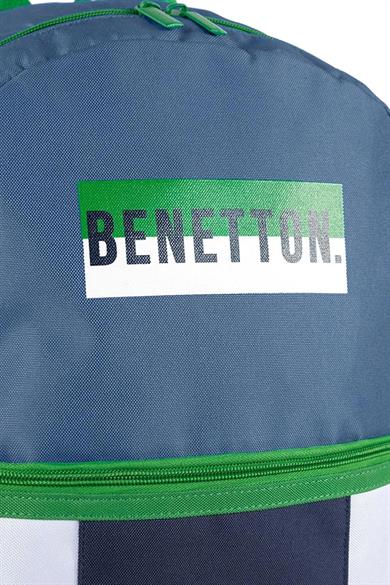 Bennetton Unisex Çift Bölmeli Sırt Çantası 0428775 Lacivert