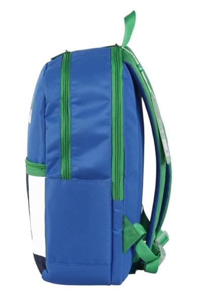 Bennetton Unisex Çift Bölmeli Sırt Çantası 0428775 Mavi