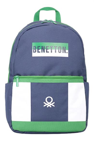 Bennetton Unisex Çift Bölmeli Sırt Çantası 0428775 Lacivert