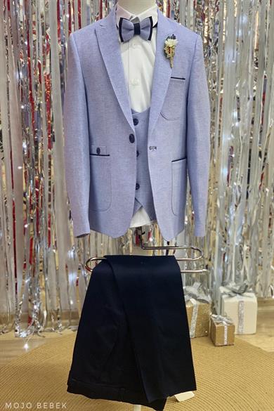 Carions Erkek Çocuk Spor Takım Elbise 5933 Mavi