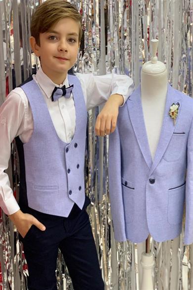 Carions Erkek Çocuk Spor Takım Elbise 5933 Mavi