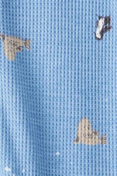 Carters Erkek Bebek 12-24 Ay Desenli Uyku Tulumu Mavi