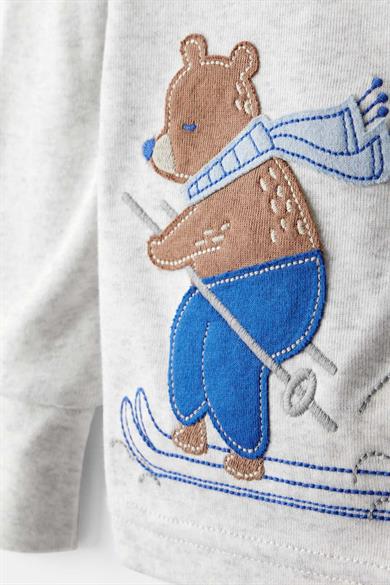 Carters Erkek Bebek 18-24 Ay Üçlü Pijama Takımı Ekru