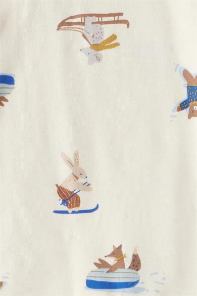 Carters Erkek Bebek 18-24 Ay Üçlü Pijama Takımı Ekru