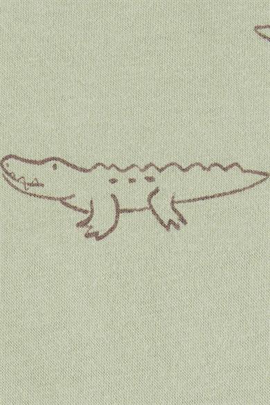 Carters Erkek Bebek 3-18 Ay Desenli İkili Tulum Set Gri