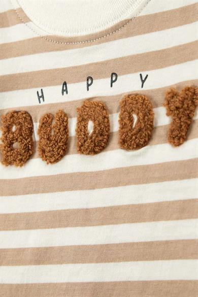 Carters Erkek Bebek 3-24 Ay Nakış İşlemeli Şortlu 3lü Takım Bej