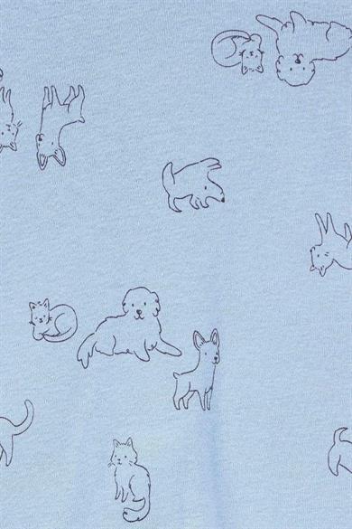 Carters Erkek Bebek 3-9 Ay Figürlü Üçlü Tulumlu Takım Mavi