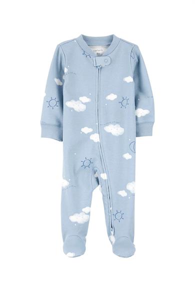 Carters Erkek Bebek 3-9 Ay Gökyüzü Desenli Uyku Tulumu Mavi