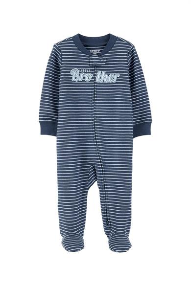 Carters Erkek Bebek 3-9 Ay İşleme Detaylı Uyku Tulumu Lacivert