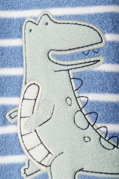 Carters Erkek Bebek 3-9 Ay İşlemeli Polar Tulum Mavi