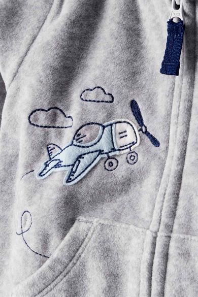 Carters Erkek Bebek 6-24 Ay Üçlü Eşofman Takımı Gri