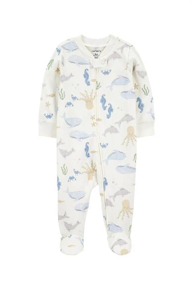 Carters Erkek Bebek Figürlü Uyku Tulumu Krem