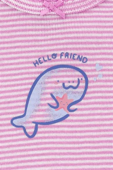 Carters Kız Bebek 0-6 Ay Desenli Body-Alt Üçlü Takım Pembe