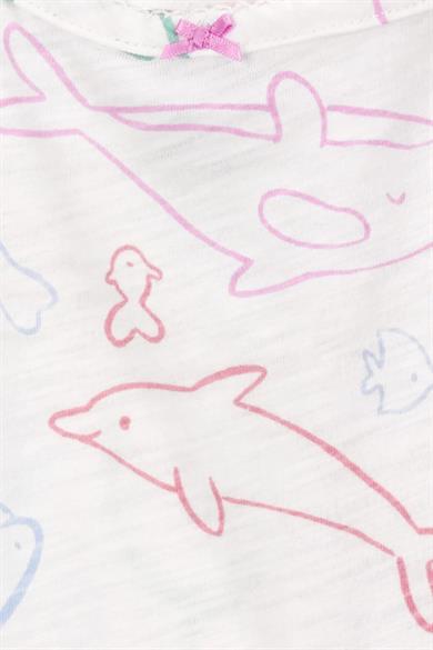 Carters Kız Bebek 0-6 Ay Desenli Body-Alt Üçlü Takım Pembe