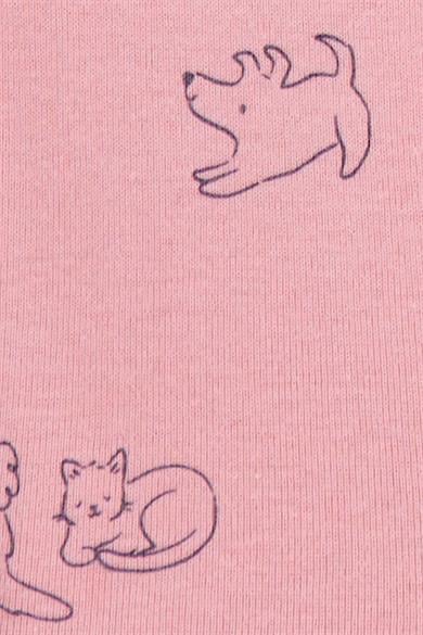 Carters Kız Bebek 0-9 Ay Desenli İkili Tulum Set Pembe