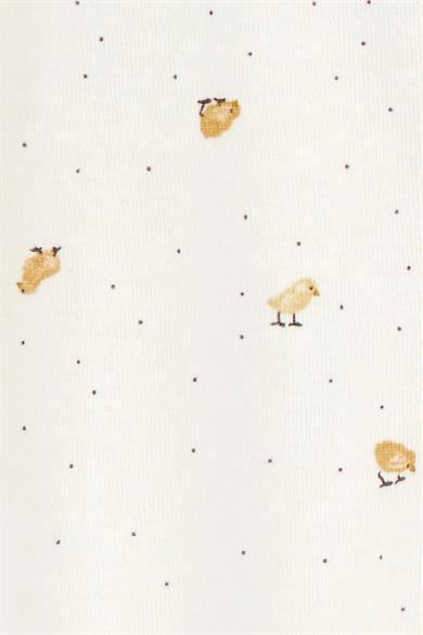 Carters Kız Bebek 3-6 Ay Desenli İkili Uyku Tulum Seti Ekru