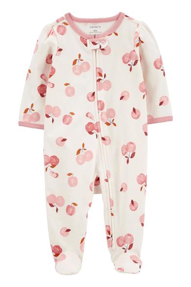 Carters Kız Bebek Figürlü Uyku Tulumu Krem