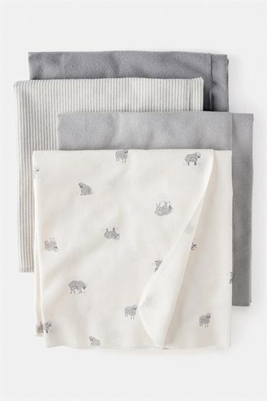 Carters Unisex Bebek Battaniye Seti Ekru