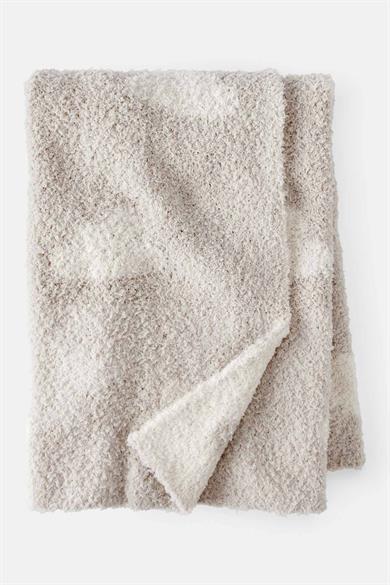 Carters Unisex Çocuk Desenli Yumoş Battaniye Bej