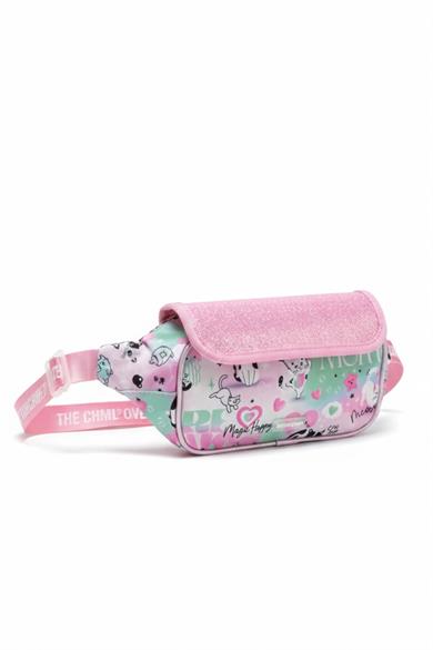 Chimola Kız Çocuk Cute Kitty Kalem Çantası Pembe