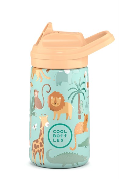 Cool Bottles Erkek Bebek 350 ml WİLD CREW Bottle Su Yeşili