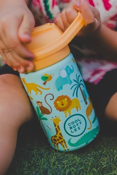 Cool Bottles Erkek Bebek 350 ml WİLD CREW Bottle Su Yeşili