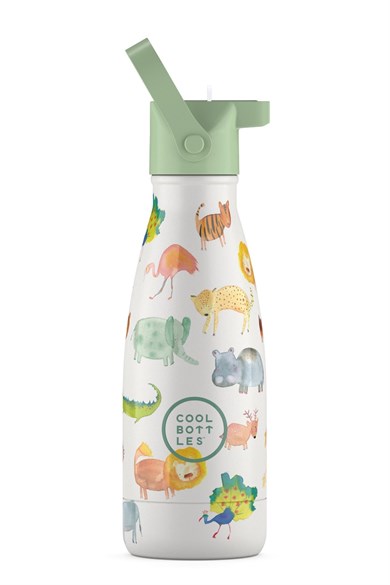 Cool Bottles Erkek Çocuk 260 ml AFRİCAN SAFARİ Bottle Krem