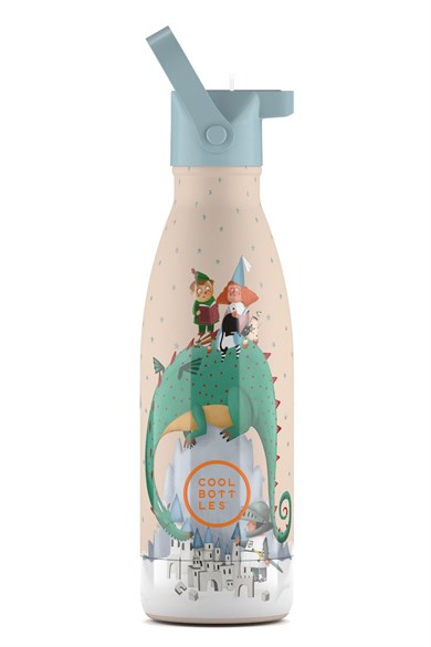 Cool Bottles Kız Çocuk 350 ml DRAGON DREAMS Bottle Bej