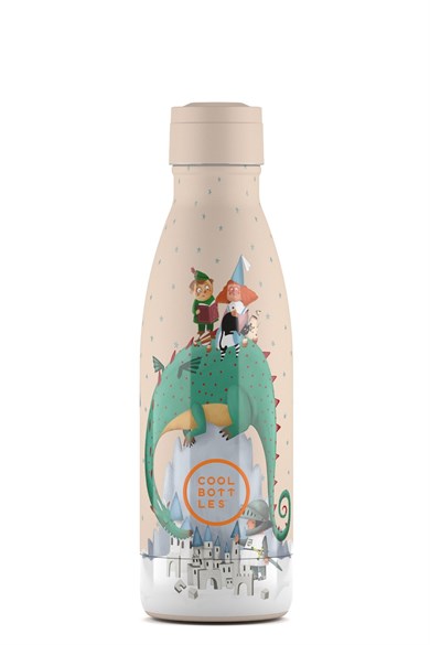Cool Bottles Kız Çocuk 350 ml DRAGON DREAMS Bottle Bej