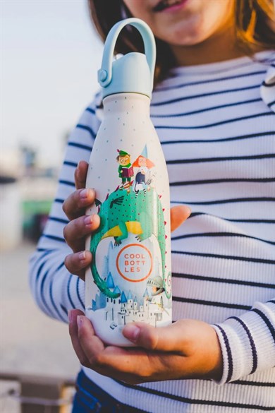Cool Bottles Kız Çocuk 350 ml DRAGON DREAMS Bottle Bej