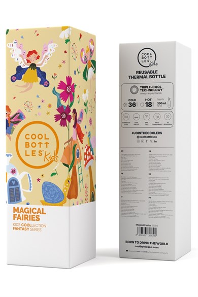 Cool Bottles Kız Çocuk 350 ml MAGİCAL FAİRİES Bottle Sarı
