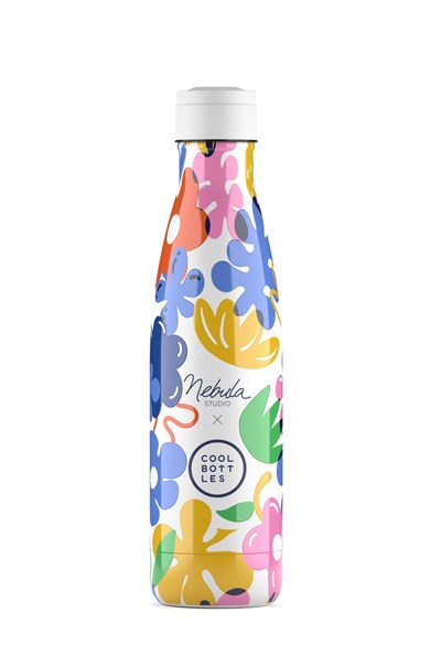 Cool Bottles Paslanmaz Çelik 500 ml FLORAL MADNESS Bottle Renkli