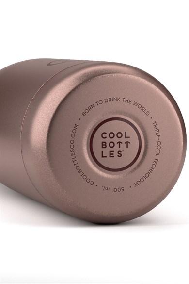 Cool Bottles Paslanmaz Çelik 500 ml METALLİC ROSE Bottle Metalic