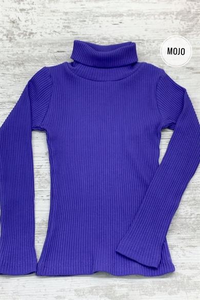 Cuties Kız Çocuk 5-14 Yaş Balıkçı Yaka Kaşkorse Body 3098 Saks
