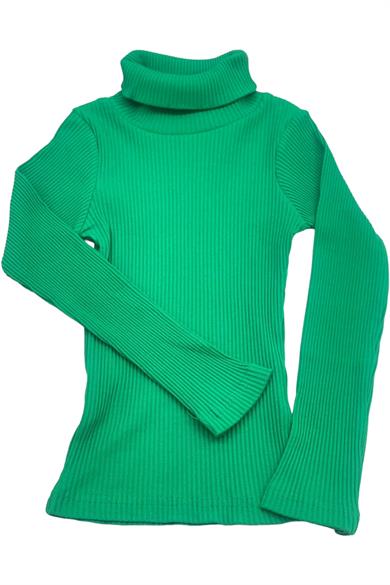 Cuties Kız Çocuk 5-14 Yaş Balıkçı Yaka Kaşkorse Body 3098 Yeşil