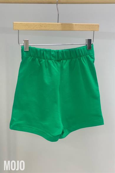 Cuties Kız Çocuk Düğme Detaylı Şort 3328 Yeşil