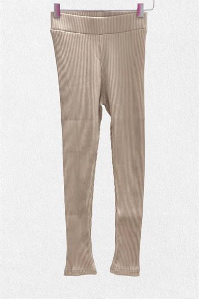 Cuties Kız Çocuk Kaşkorse Tayt 3282 Taş Rengi