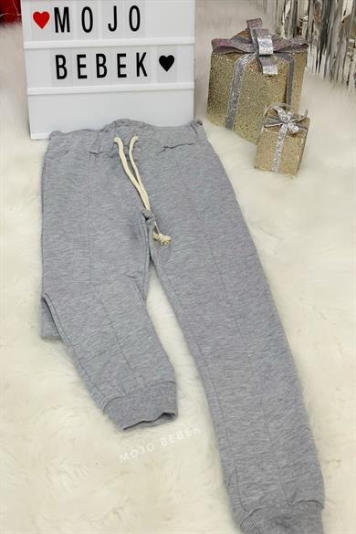 Cuties Kız Çocuk Kordonlu Eşofman Alt 1064 Gri