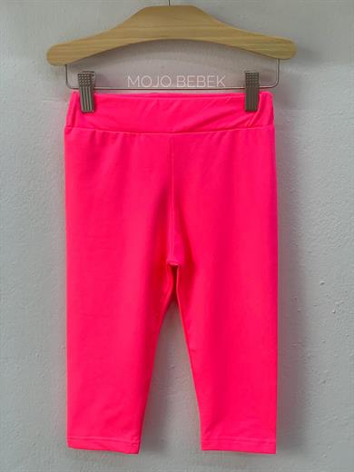 Cuties Kız Çocuk Neon Kısa Tayt 0963 Fuşya